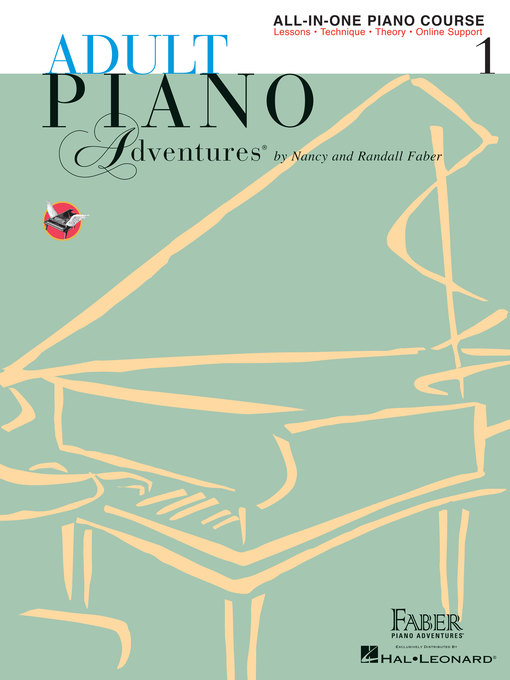 Cover image for Adult Piano Adventures All-in-One Piano Course Book 1